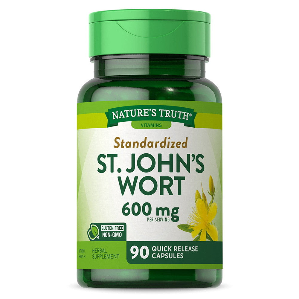 Nature's Truth Standardized St John's Wort 300 Mg Capsules, 90 Ea